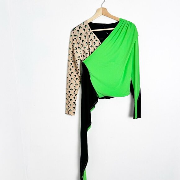 Marine Serre Half Moon Wrap Top size L - Picture 6 of 13